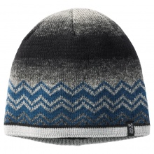 Jack Wolfskin Knitted Hat (Beanie) Nordic Shadow Cap with Fleece Lining blue/grey Men